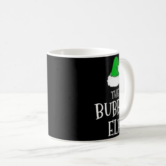 Family The Bubbie Elf Christmas Matching Pajama Fu Kaffeetasse (VorderseiteRechts)