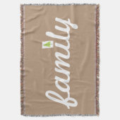 Family Tree Emoji Decke (Vorderseite Vertikal)