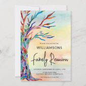 Family Tree Family Wiedersehen Einladung (Vorderseite)