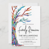 Family Tree Family Wiedersehen Einladung (Vorderseite)
