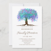 Family Tree Family Wiedersehen Einladung (Vorderseite)