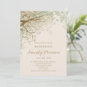 Family Tree Family Wiedersehen Einladung (Stehend Vorderseite)