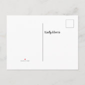 Family Tree Family Wiedersehen Einladungspostkarte (Rückseite)