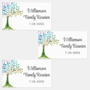 Family Tree Family Wiedersehen Etiketten