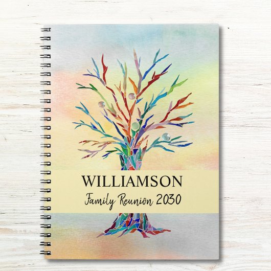 Family Tree Family Wiedersehen Notizblock