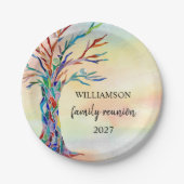 Family Tree Family Wiedersehen Pappteller (Vorderseite)