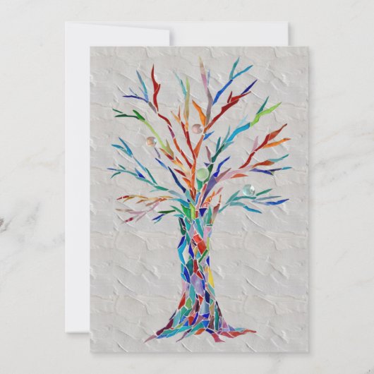 Family Tree Family Wiedersehen Party Einladung (Rückseite)