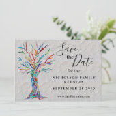 Family Tree Family Wiedersehen Save The Date (Stehend Vorderseite)
