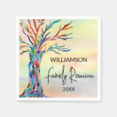 Family Tree Family Wiedersehen Serviette (Vorderseite)