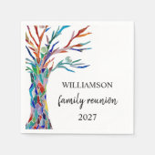 Family Tree Family Wiedersehen Serviette (Vorderseite)