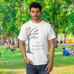 Family Tree Family Wiedersehen T - Shirt<br><div class="desc">Dieser moderne und stilvolle Wiedersehen-T - Shirt der Familie ist mit einem Mosaikbaum in den Farben des Regenbogens verlegt. Einfache Anpassung mit Ihrem Namen und dem Jahr Ihrer Wiedersehen. Verwenden Sie die Option Weitere anpassen, um die Textgröße, den Stil oder die Farbe zu ändern, wenn Sie möchten. Weil wir unsere...</div>