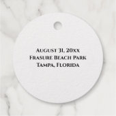 Family Tree Liebe Heart Wiedersehen Gold Award Geschenkanhänger (Rückseite)