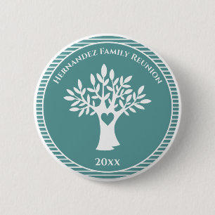 Family Tree Liebe Herzfamilie Wiedersehen Blue Gre Button