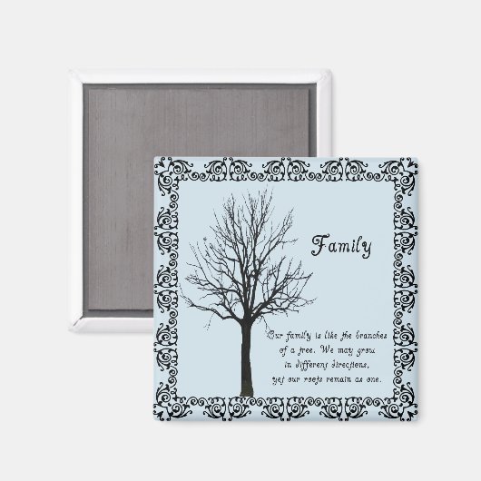 FAMILY TREE - Magnet (Vorderseite/Rückseite)