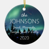 FAMILY TREE MEMORY NORTHERN LIGHTS 2020 KERAMIK ORNAMENT (Vorne)