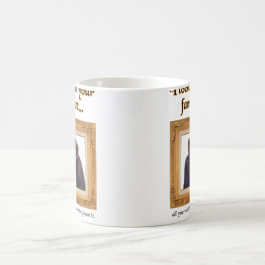 Family Tree Monkey Funny Mug Spaß Kaffeetasse (Mittel)