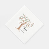 Family Tree Napkin Wiedersehen Party Supplies Serviette (Ecke)