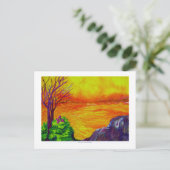 Family Tree POST CARD Postkarte (Stehend Vorderseite)
