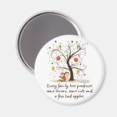 Family Tree Spaß Magnet (Vorderseite/Rückseite)