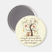Family Tree Spaß Magnet (Vorderseite/Rückseite)