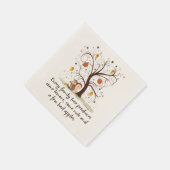 Family Tree Spaß Serviette (Ecke)