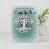 Family Tree Wiedersehen Einladung (Stehend Vorderseite)