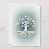 Family Tree Wiedersehen Einladung (Rückseite)