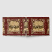 Family Tree Wiedersehen Guest Book Vintag Look Gästebuch (Voll)