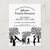 Family Tree Wiedersehen-Party | SAVE THE DATE Einladungspostkarte (Vorderseite)