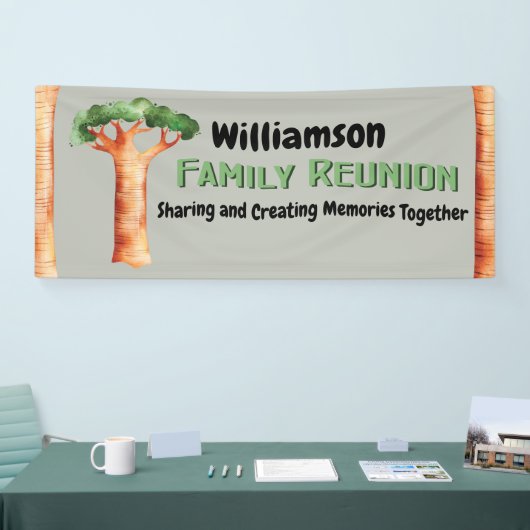 Family Tree Wiedersehen Picnic Banner (Messe)