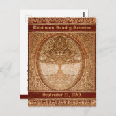 Family Tree Wiedersehen Vintag Look Postkarte (Vorne/Hinten)