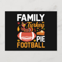 Family Turkey Pie Football Erntedank