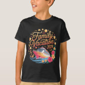 Family Vacation 2026 Cruise Adventure Crew T-Shirt (Vorderseite)