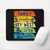 Family Vacation 2026 Key West Matching Summer Vaca Mousepad (Mit Mouse)