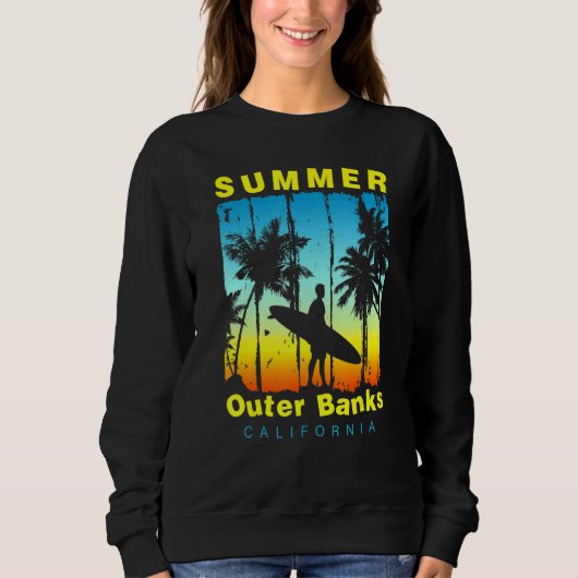 Family Vacation California Outer Banks Beach Sweatshirt (Vorderseite)