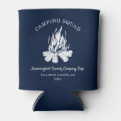 Family Vacation Campfire Camping Trip Custom Dosenkühler (Vorderseite)