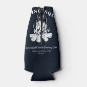 Family Vacation Campfire Camping Trip Custom Flaschenkühler (Rückseite)