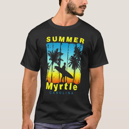 Family Vacation Carolina Myrtle Sunset Beach T-Shirt (Vorderseite)