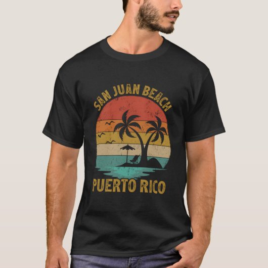 Family Vacation Puerto Rico San Juan Beach T-Shirt (Vorderseite)