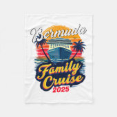 Family Vacation Vacay Squad Family Cruise Bermuda  Fleecedecke (Vorderseite)