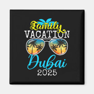 Family Vacay Squad Group Trip Familienurlaub Duba Magnet