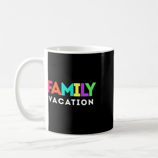 Family Vacay Vacation Trip Matching 1 Kaffeetasse (Links)
