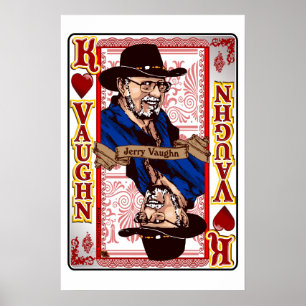 Family Vaughn Wiedersehen Jerry Vaughn Card drucke