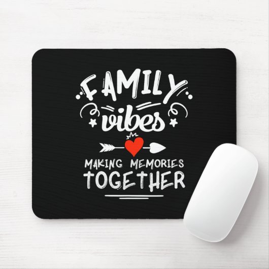 Family Vibes Erinnerungen 2025 Wiedersehen M Mousepad (Mit Mouse)