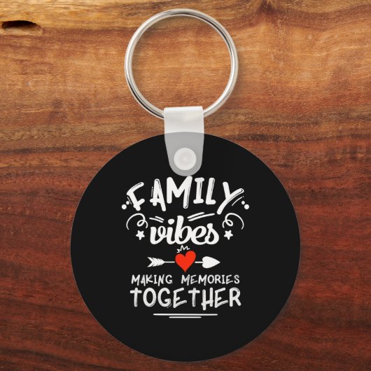 Family Vibes Erinnerungen 2025 Wiedersehen M Schlüsselanhänger (Vorderseite)