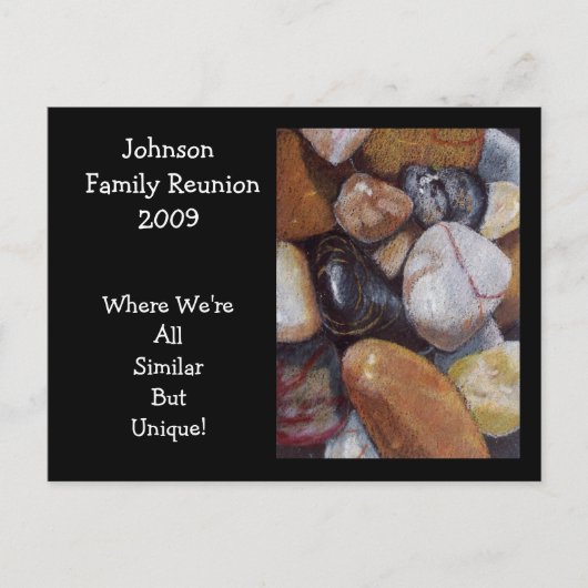 FAMILY WIEDERSEHEN 2009 POSTCARDS EINLADUNGSPOSTKARTE (Vorderseite)