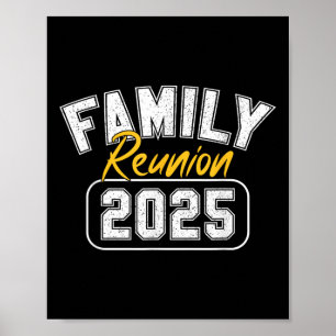 Family Wiedersehen 2025 Ansammlung Familien Meetin Poster
