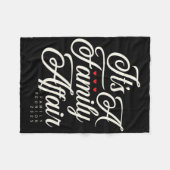 Family Wiedersehen 2025 Funny Family Party Liebe M Fleecedecke (Vorderseite (Horizontal))