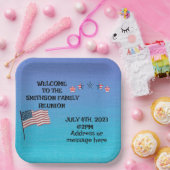 Family Wiedersehen 4. Juli Themenabend Pappteller (Party)