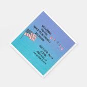 Family Wiedersehen 4. Juli Themenabend Serviette (Ecke)